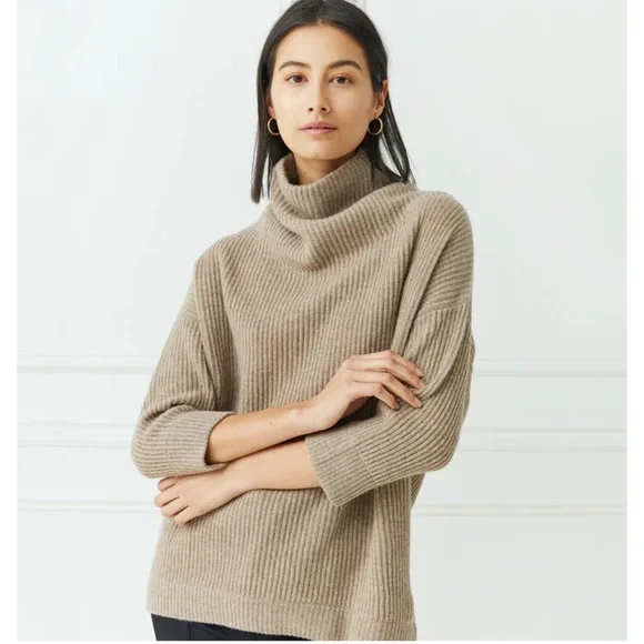 Autumn cashmere funnel neck sweater best sale
